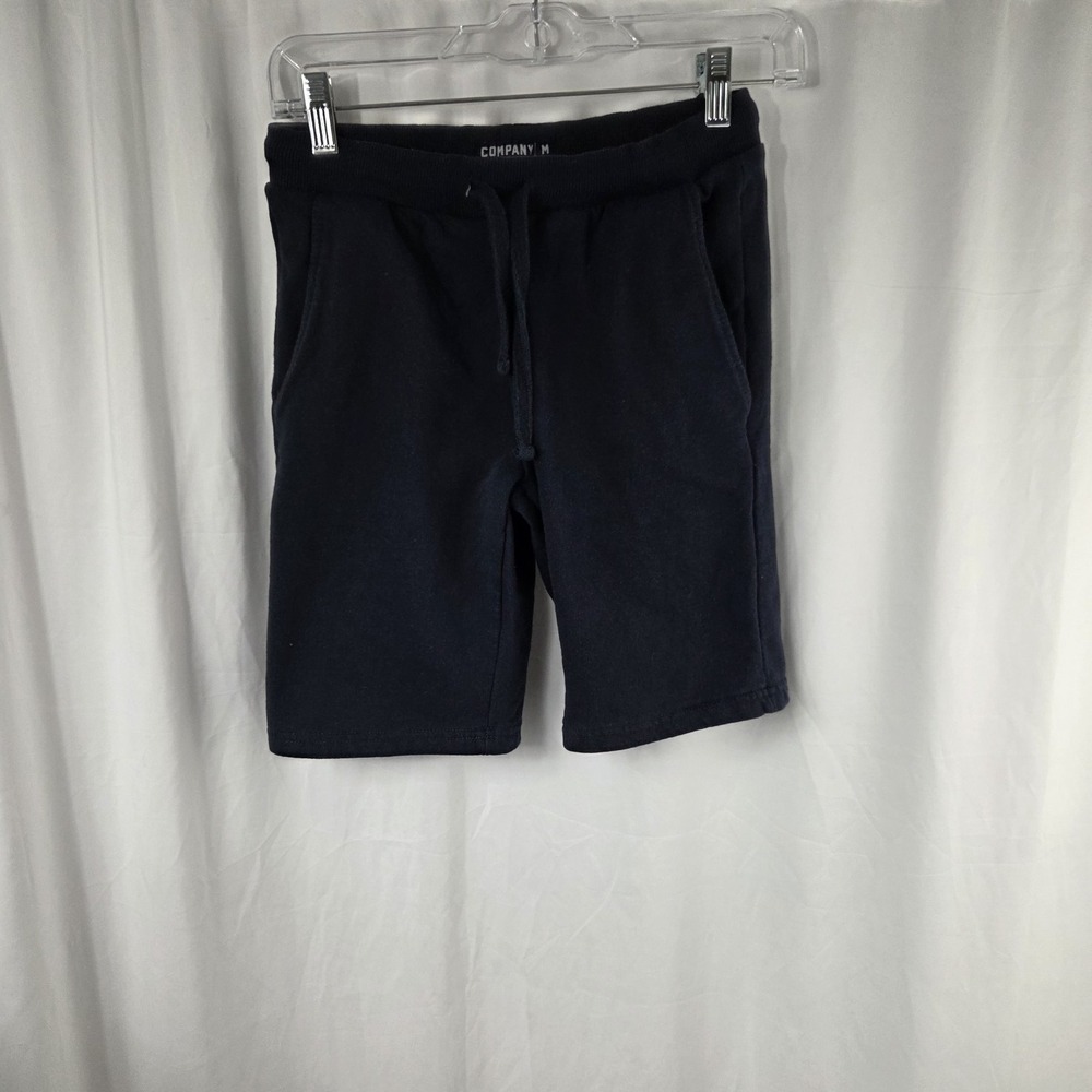 Company Eighty One Boys Size Medium Drawstring Pull-on Fleece Shorts Black